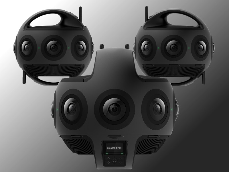 INSTA360 TITAN 11K EIGHT-LENS CINEMATIC VR CAMERA