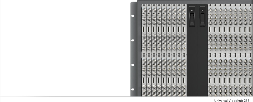 Blackmagic Universal Videohub 288 Crosspoint