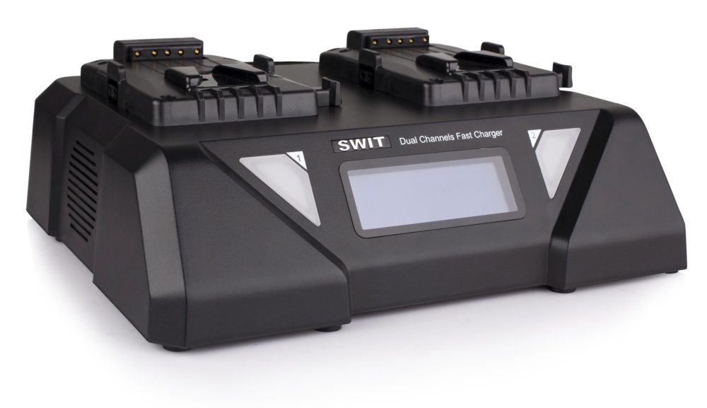 SWIT S-3812S | 2-kanałowa superszybka ładowarka z mocowaniem typu V