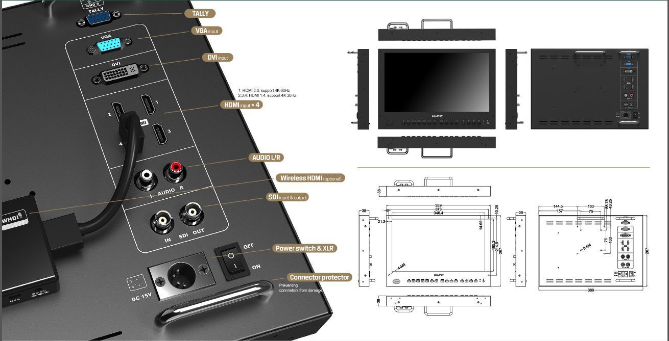 Monitor Lilliput BM150-4K