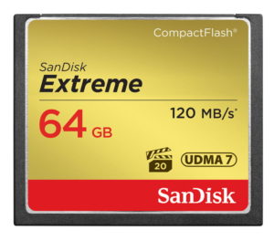 Karta SanDisk EXTREME CF 64 GB 120/85MB/s