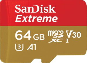 Karta SanDisk EXTREME microSDXC 64 GB 100/60 MB/s A1 C10 V30 UHS
