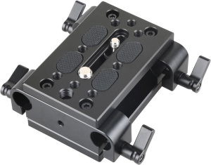 1798 SmallRig Baseplate w/ Dual 15mm Rod Clamp