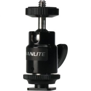 Adapter NANLITE mini główka kulowa z 1/4 i hotshoe