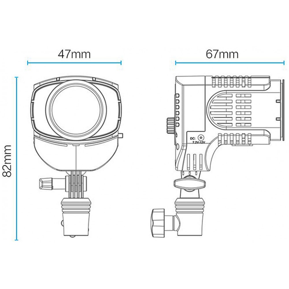 Lampa NANLITE LitoLite 28F LED Fresnel Light