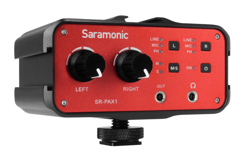 Adapter audio Saramonic SR-PAX1 dwukanałowy