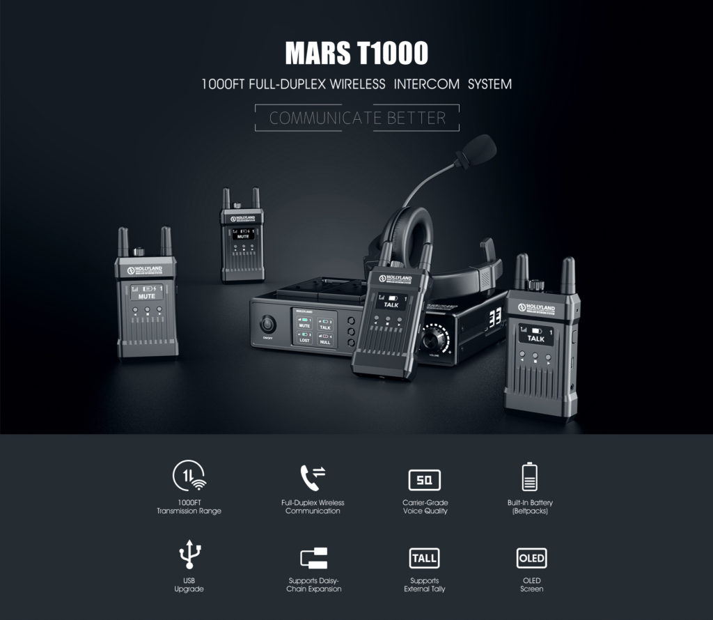 Hollyland Mars T1000 Intercom