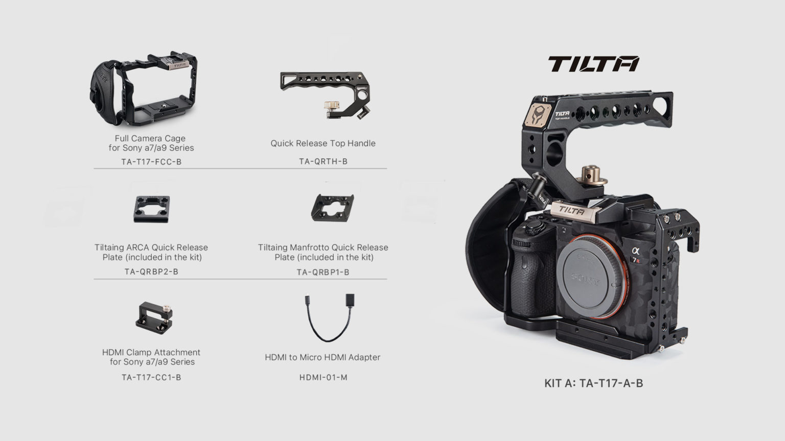 Tilta Tiltaing Sony a7/a9 Series Kit A