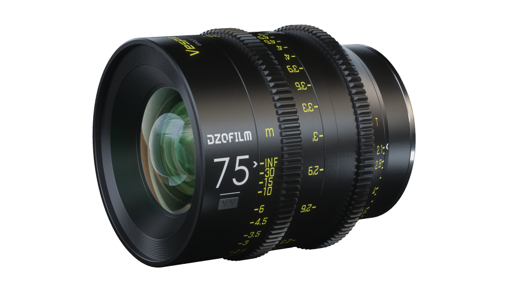 DZOFILM 75MM T2.1 VESPID PRIME FULL FRAME CINEMA LENS PL/EF MOUNT