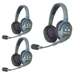 Eartec UltraLITE™ Double 3 osobowy system komunikacji bezprzewodowej – słuchawka podwójna