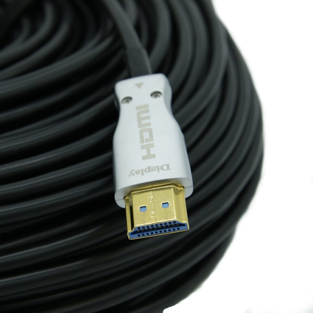 KABEL HYBRYDOWY AOC HDMI 2.0 ARMOR (UZBROJONY) 50m LUZEM