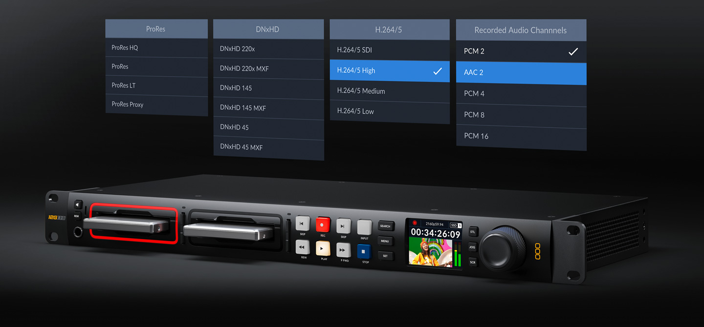 Blackmagic HyperDeck Studio 4K Pro