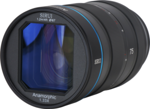 Obiektyw Sirui Anamorphic Lens 1,33x 75mm f/1.8 EF-M Mount