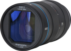 Obiektyw Sirui Anamorphic Lens 1,33x 75mm f/1.8 EF-M Mount