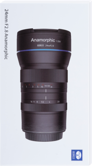 Obiektyw Sirui Anamorphic Lens 1,33x 24mm f/2.8 Fuji X-Mount