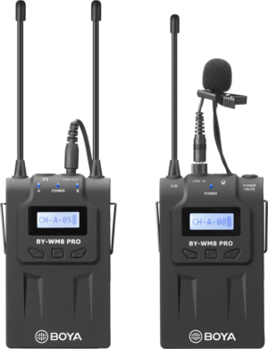 BOYA BY-WM8 PRO-K1 / UHF Wireless Microphone / 1 TX+1 RX
