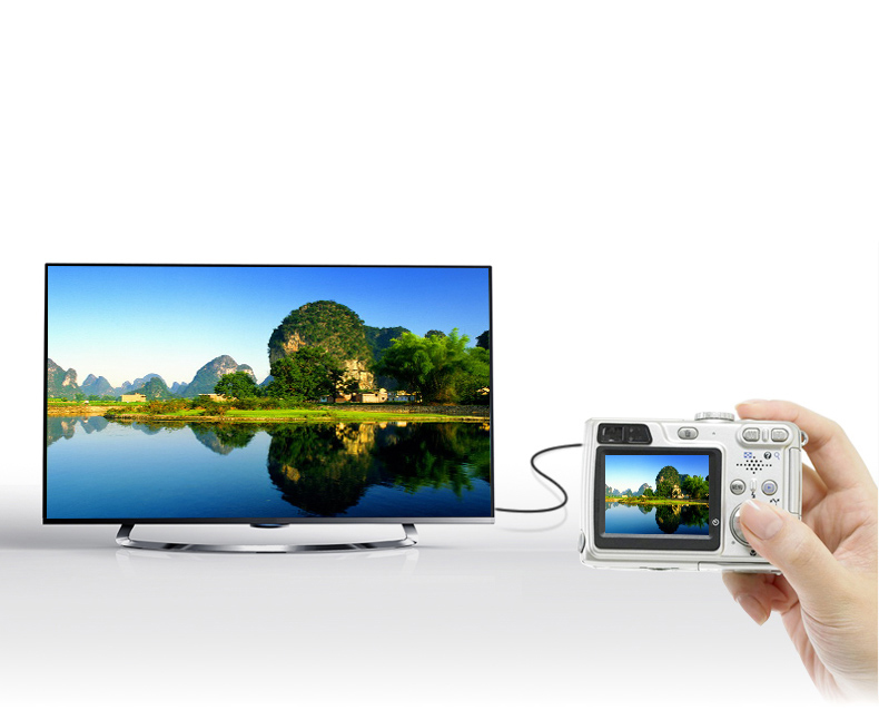 Adapter UGREEN 20137 Mini HDMI do HDMI, 22cm (czarny)
