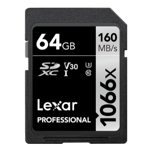 Karta pamięci Lexar PRO 1066x SDXC U3 (V30) UHS-I R160/W70
