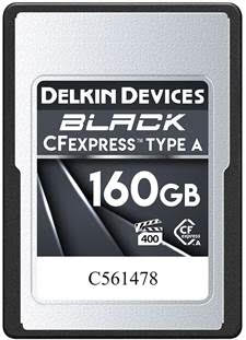 Delkin CFexpress BLACK -VPG400- 160GB (Type A)