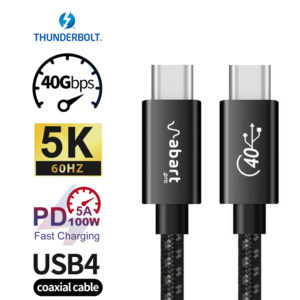 Kabel Abart Thunderbolt 3 TB4 USB4 40Gb/s 100W 5K60Hz 1,5m