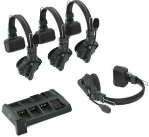 Hollyland Bezprzewodowy system interkomowy Solidcom C1 Full Duplex z 4 zestawami słuchawkowymi