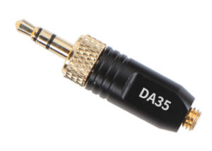 DEITY Lavalier Series DA35 Microdot Adapter for W.Lav Black