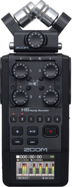 Rejestrator dźwięku Zoom H6 czarny
