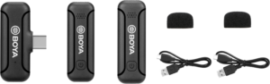 BOYA BY-WM3T2-U 2.4G Mini Wireless Microphone - for USB Type-C devices 1+2