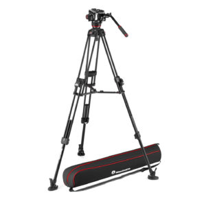 Statyw Manfrotto 645 Alu Fast Twin + głowica 504X (MVK504XTWINFA) Pro Video