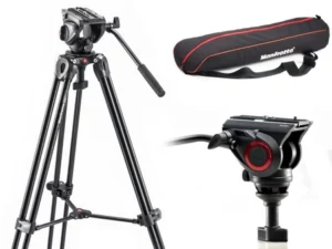 Manfrotto zestaw video MVT502AM + 500A statyw z głowicą + torba