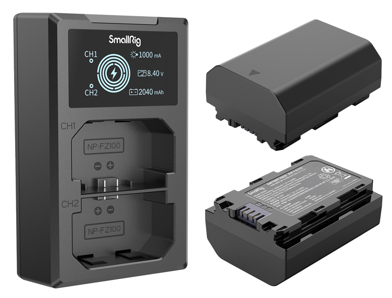 3824 SmallRig NP-FZ100 Battery &amp; Charger Kit