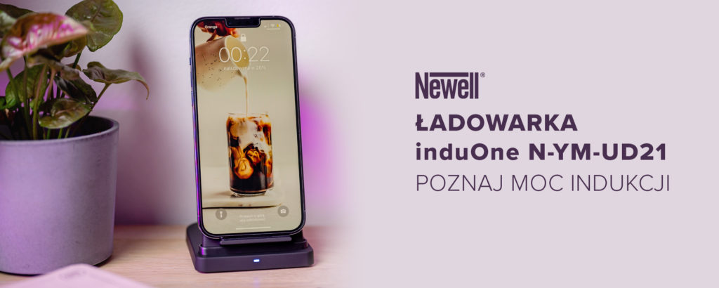 Ładowarka indukcyjna Newell induOne N-YM-UD21 do 3 urządzeń mobilnych - czarna