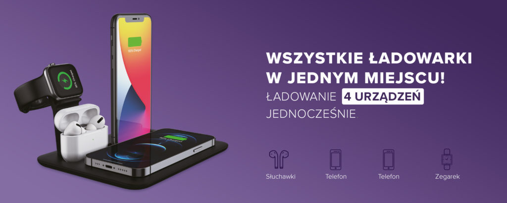 Newell induOne N-YM-UD17 do 4 urządzeń mobilnych - czarna