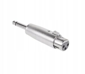 Wtyk Talvico 00702 Jack 6,3 mm Mono na gniazdo XLR 3 Pin