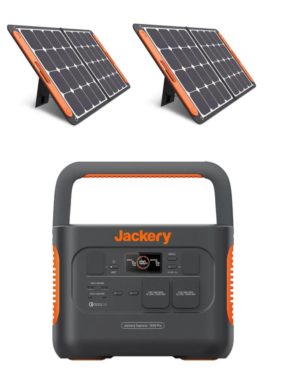 Generator Solarny Jackery 1000EU PRO + 2x SolarSaga 100W