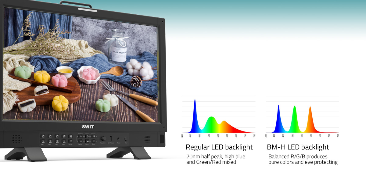 BM-H215 Swit | 21,5-calowy monitor produkcyjny 4K z obsługą wejścia