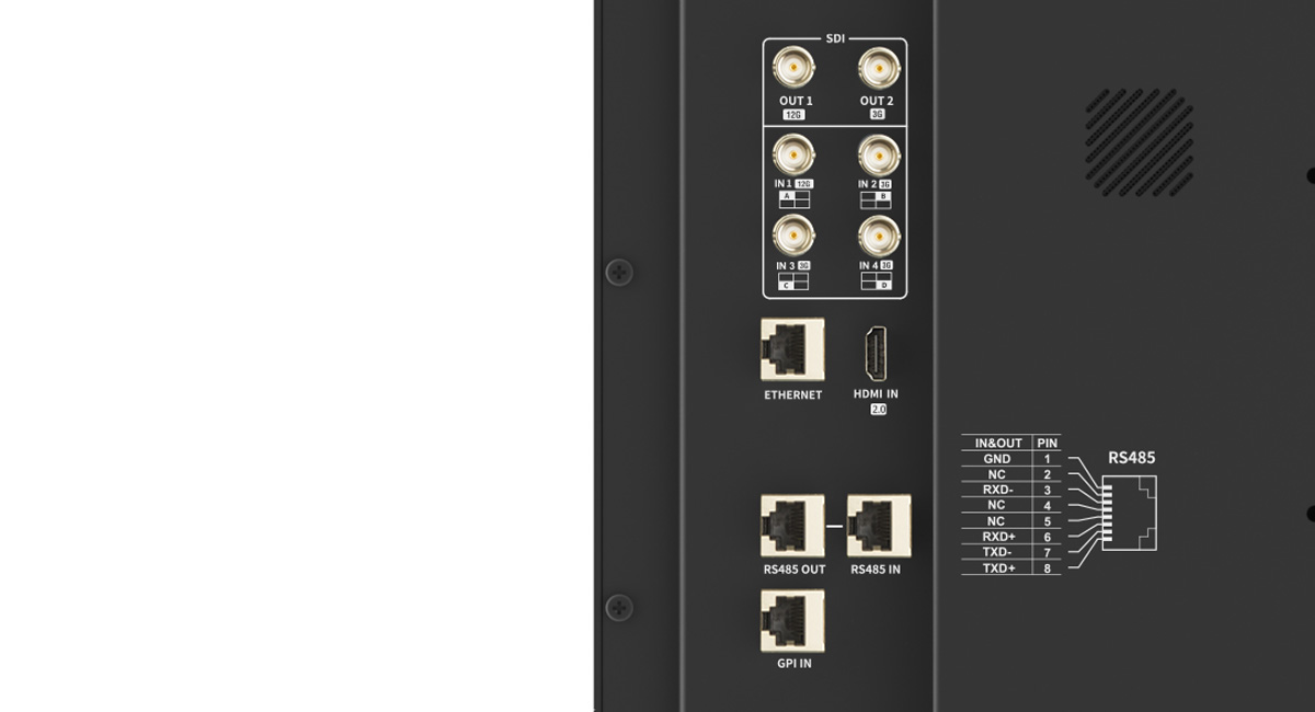 BM-H245 Swit | 23,8-calowy monitor produkcyjny 4K z obsługą wejścia