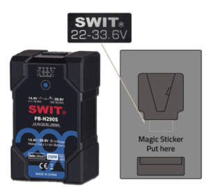 SWIT Magic Sticker detektor Bi-Voltage