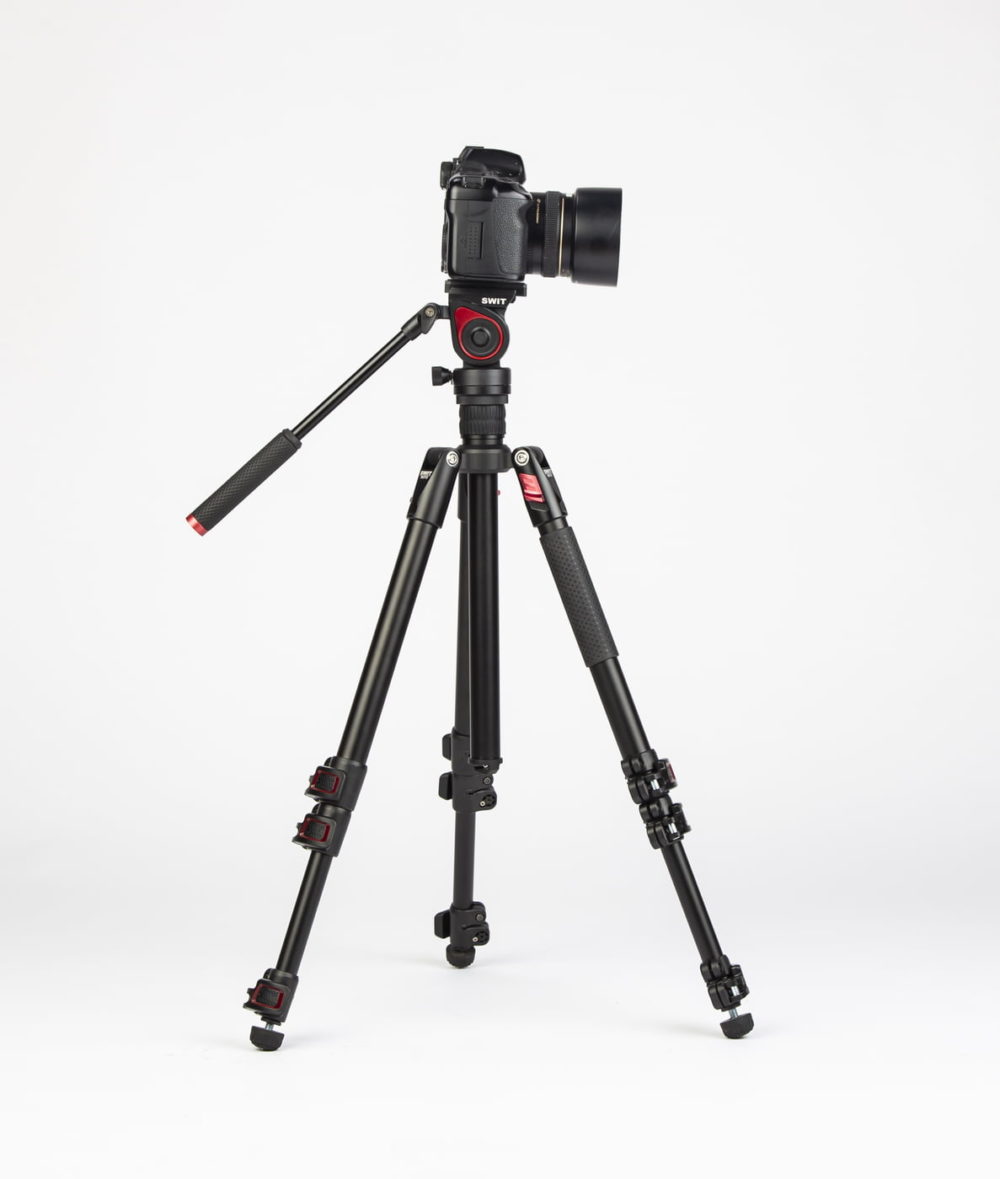 SWIT MUF50 | Aluminiowy statyw do kamery z płynną głowicą wideo