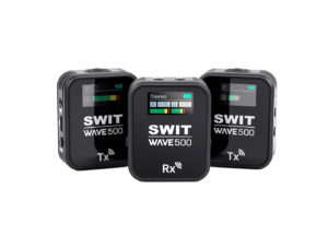 SWIT WAVE500 | Bezprzewodowy mikrofon 2.4G z ekranem 1Tx+2Rx