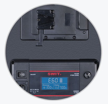 SWIT PL-E60DA 60W Przenośny dwukolorowy panel LED SMD