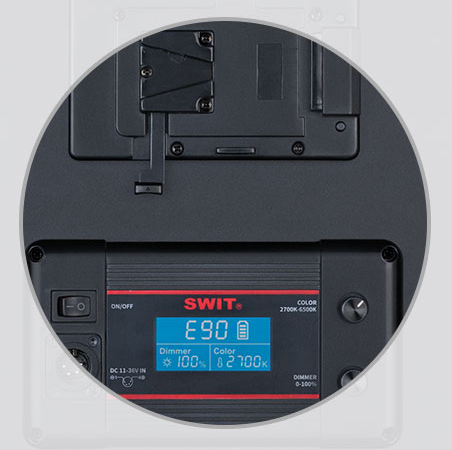 SWIT PL-E90 | Lampa Bi-Kolor SMD LED 2200lux/1m