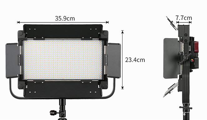 Lampa LED Lishuai 800X DMX