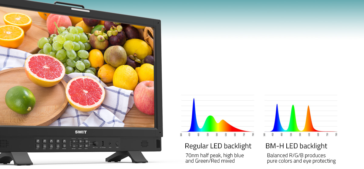 BM-H245 Swit | 23,8-calowy monitor produkcyjny 4K z obsługą wejścia