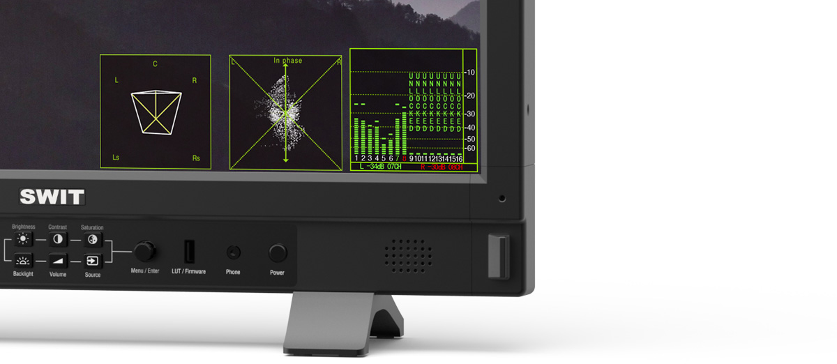 BM-H215 Swit | 21,5-calowy monitor produkcyjny 4K z obsługą wejścia