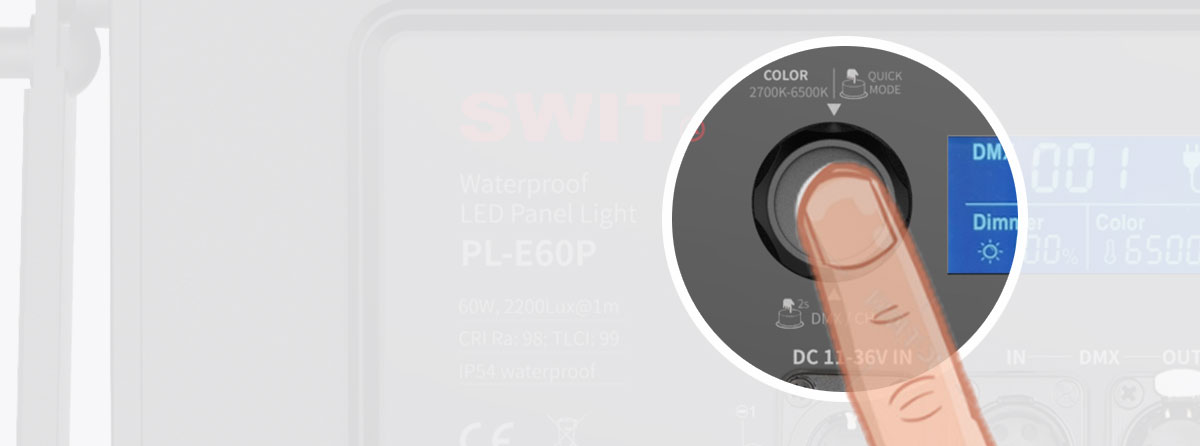 SWIT PL-E60P wodoodporna lampa LED