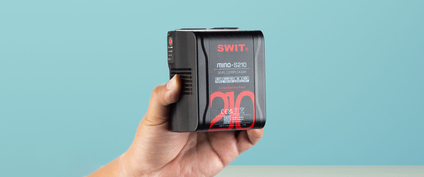Mino-S210 Swit | 210Wh Kieszonkowy akumulator V-mount