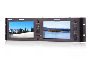SWIT M-1073H | Dual 7-inch FHD Rack LCD Monitor