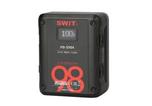 SWIT PB-S98A | 98Wh Akumulator Gold-mount 2x D-Tap USB Sony/Red Info