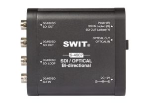 SWIT S-4607 | Dwukierunkowy konwerter SDI/optyczny